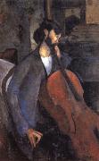 Amedeo Modigliani The Cellist France oil painting artist